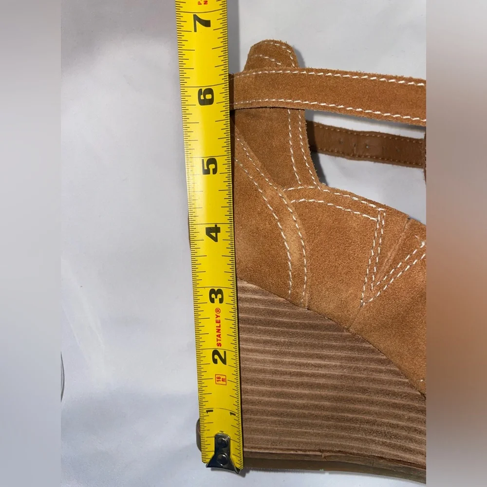 Sold NWT LUCKY BRAND LUKILI WEDGE SANDAL SIZE 9 - Picture 2 of 11